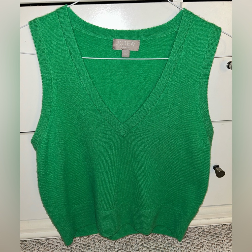 J. Crew Cashmere vest